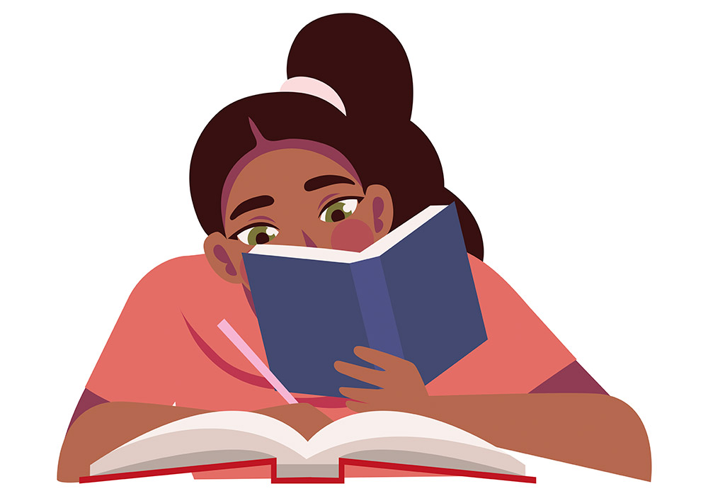 mujer leyendo libro